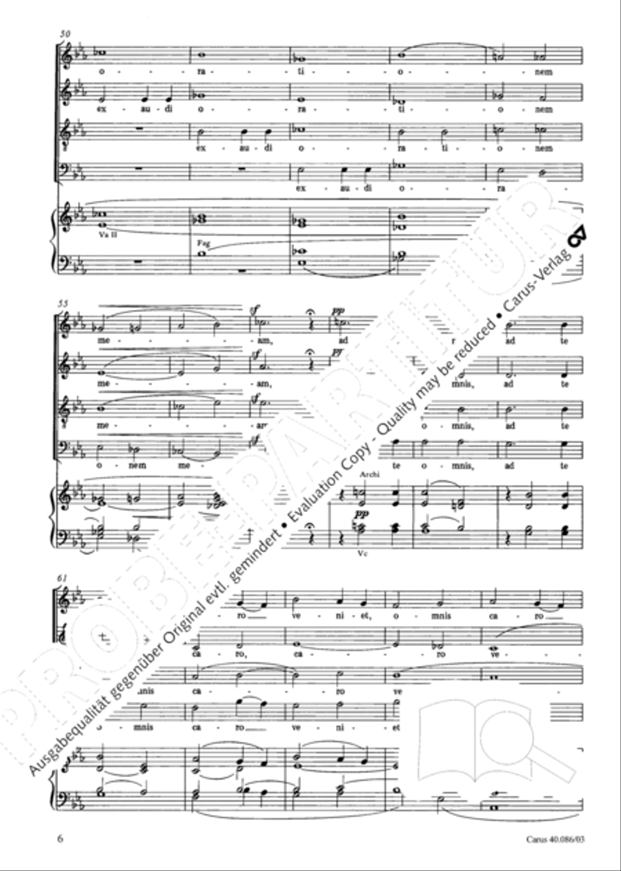 Requiem in C minor 4-Part scores gallery preview page 7