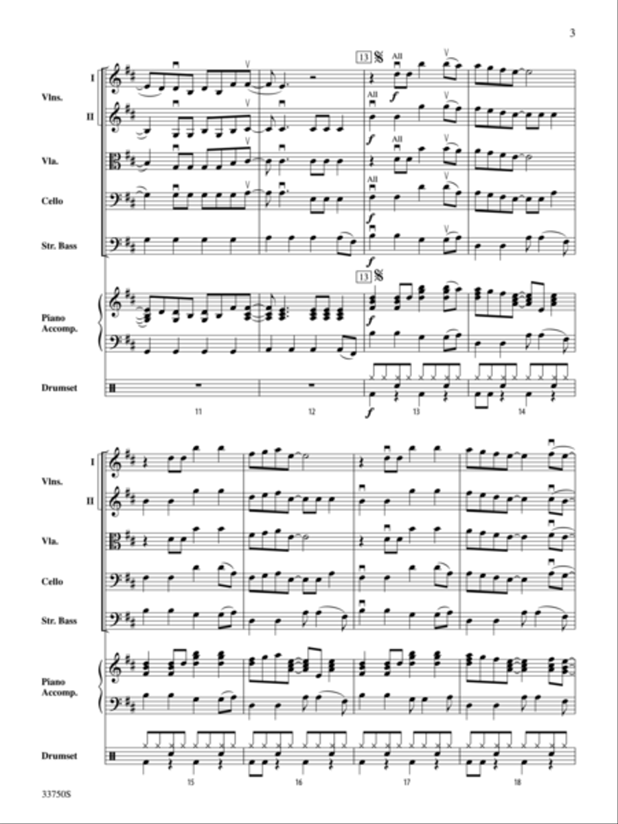 21 Guns String Orchestra scores gallery preview page 3
