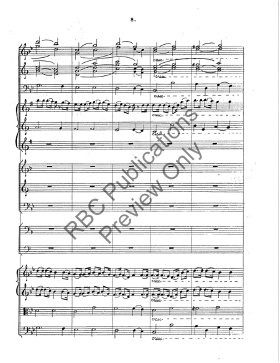 Battle Hymn Of The Republic Orch Full Orchestra scores gallery preview page 10