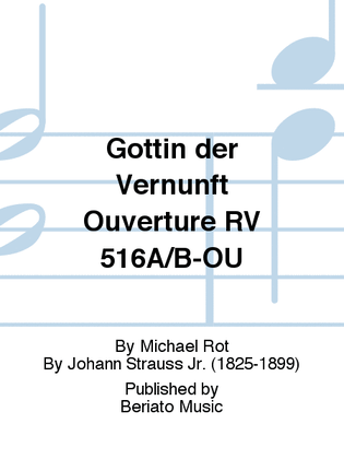 Book cover for Göttin der Vernunft Ouverture RV 516A/B-OU