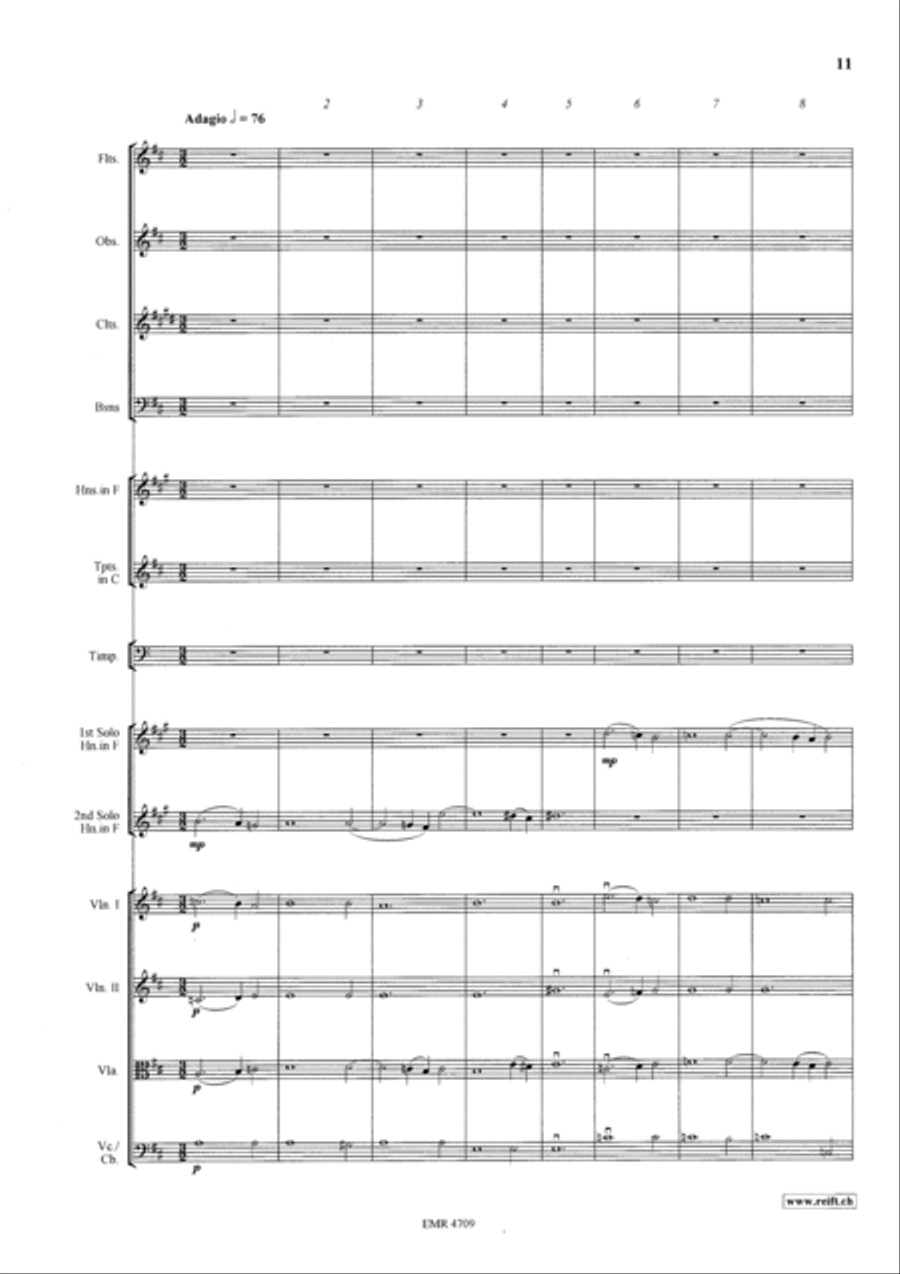 Sonata in D Orchestra scores gallery preview page 7