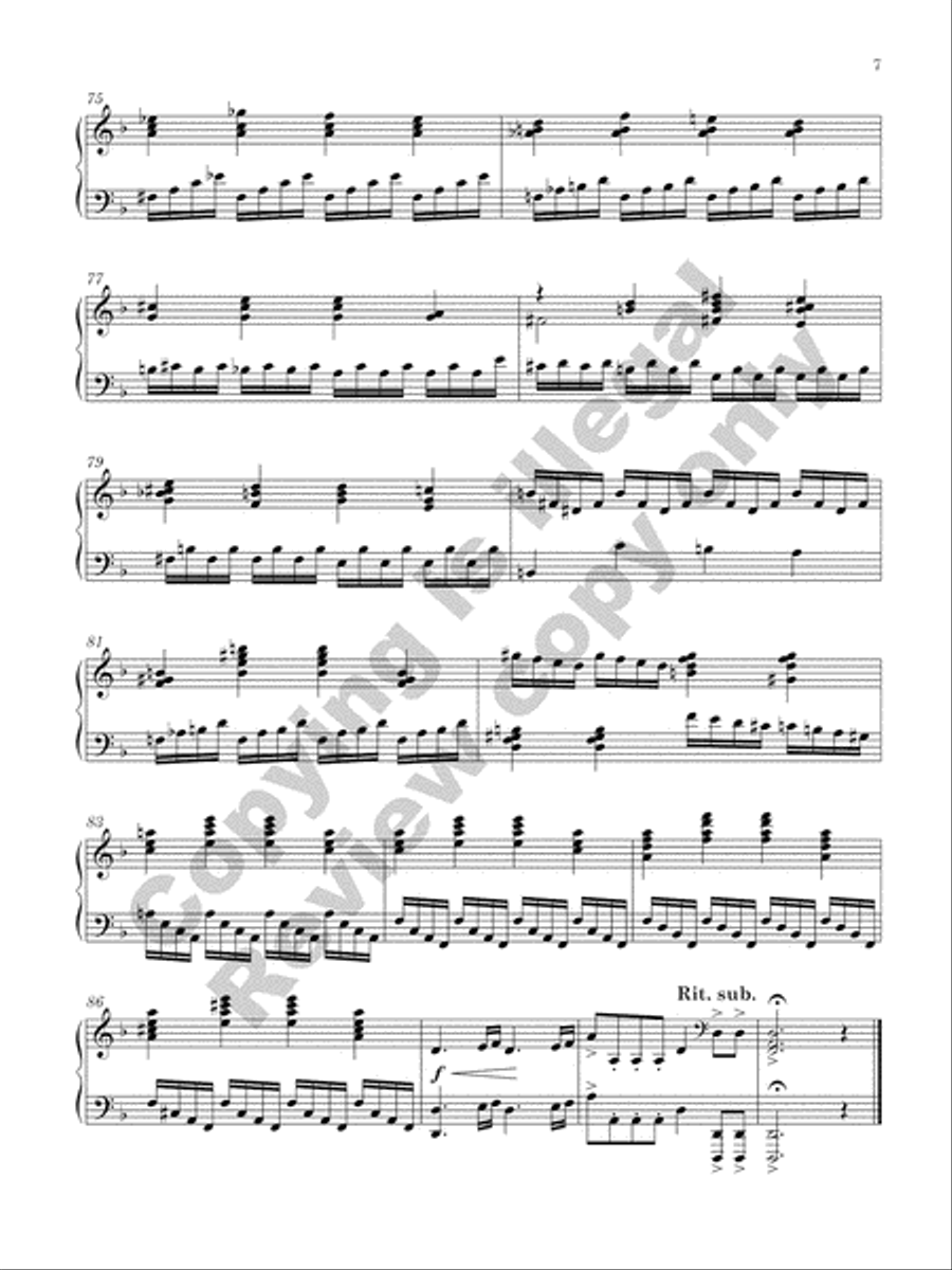 Piano Sonata No. 1 Piano Sonata No. 1 Piano Solo scores gallery preview page 5
