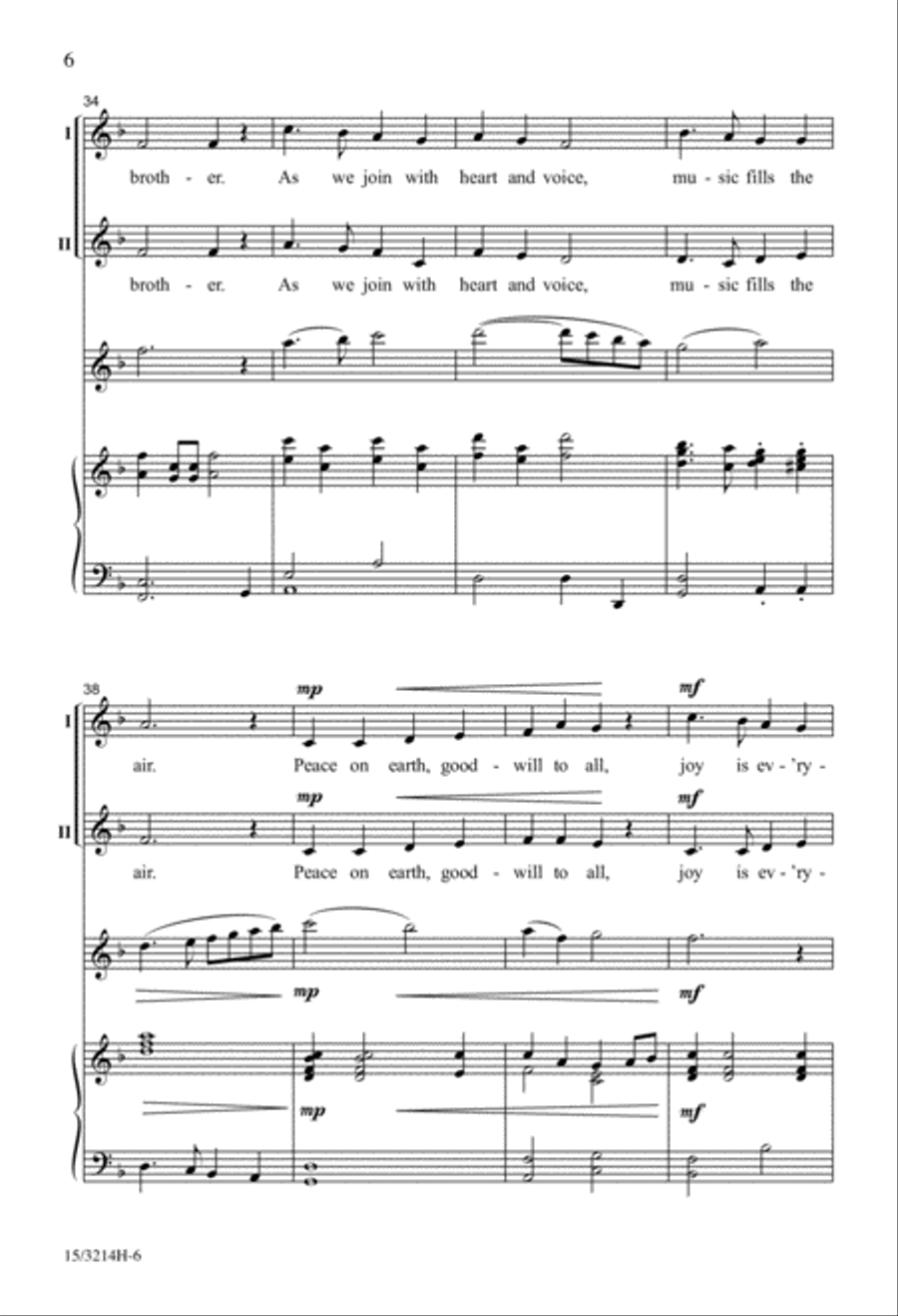 Joy Is Everywhere! 2-Part scores gallery preview page 6