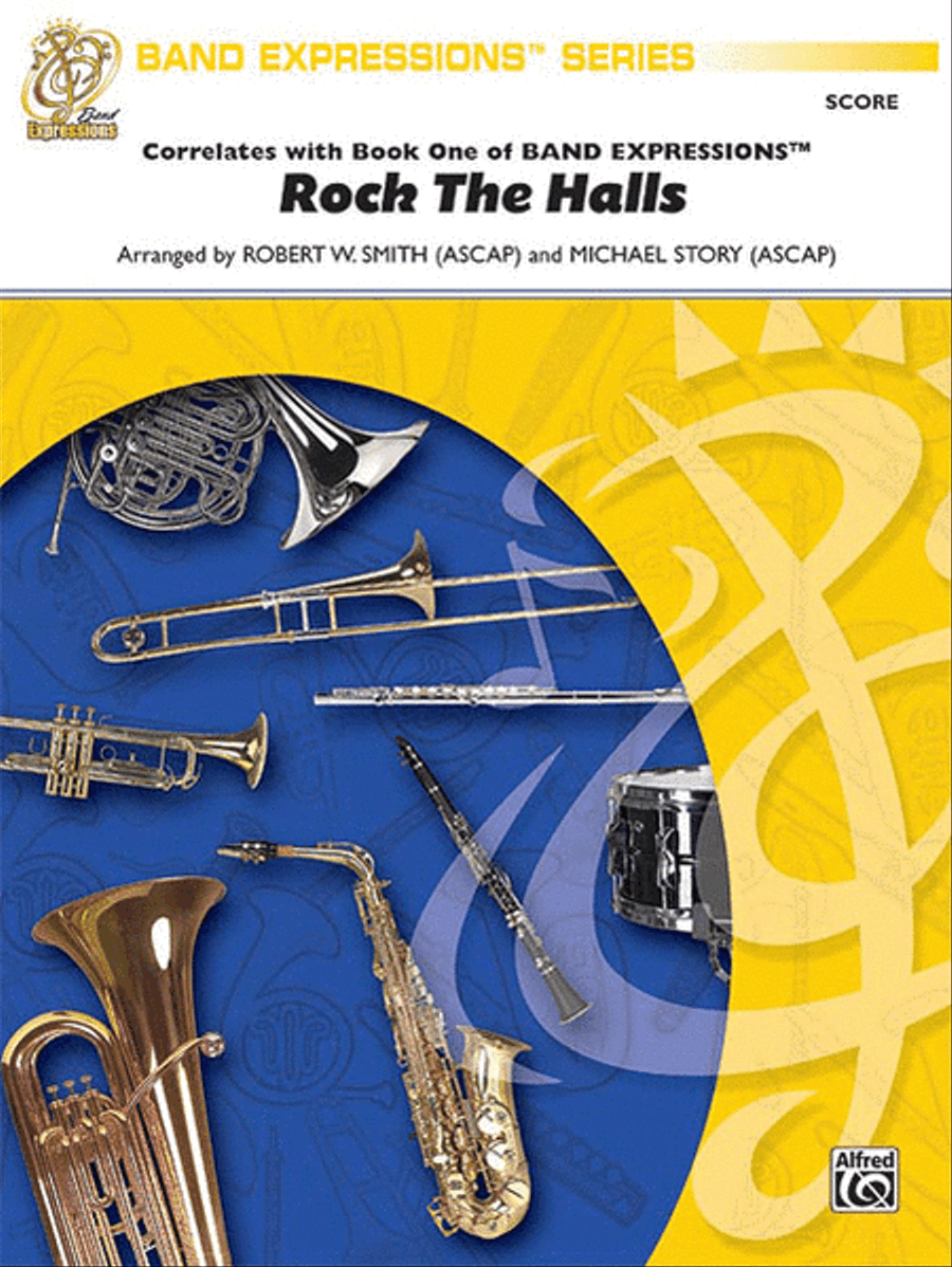 Rock the Halls (Based on Deck the Halls) Concert Band scores gallery preview page 1