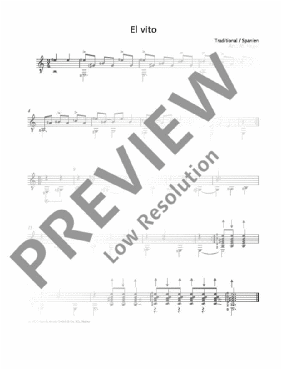 El vito Guitar scores gallery preview page 2