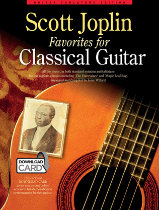 Book cover for Scott Joplin Favorites for Classical Guitar