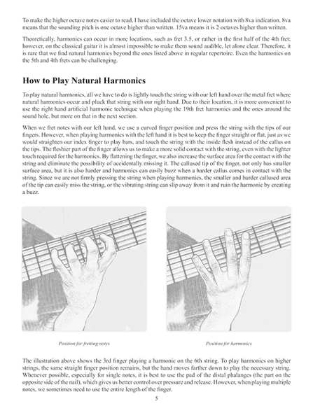 Crystal Harmonics for Guitar