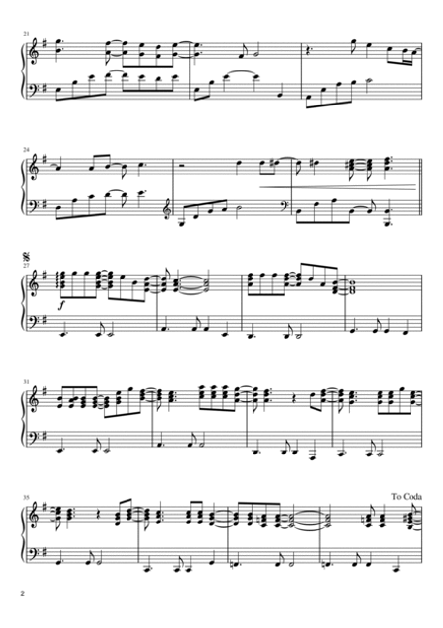 Killing Me Softly With His Song Piano Solo scores gallery preview page 2