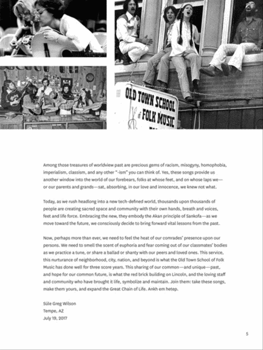 Old Town School of Folk Music Songbook – 2nd Edition Collection / Songbook scores gallery preview page 4