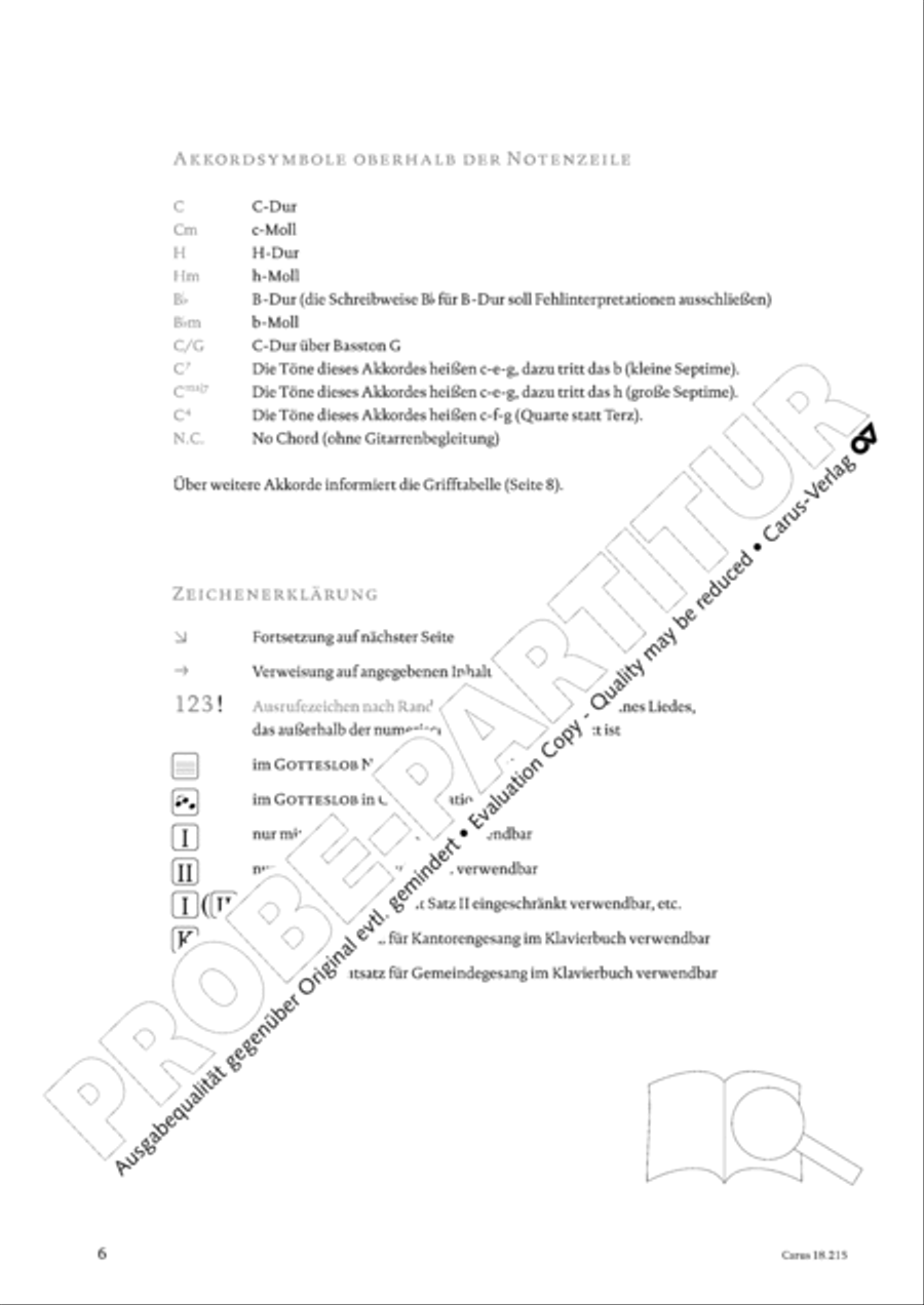Gitarrenbuch zum Gotteslob Guitar scores gallery preview page 6
