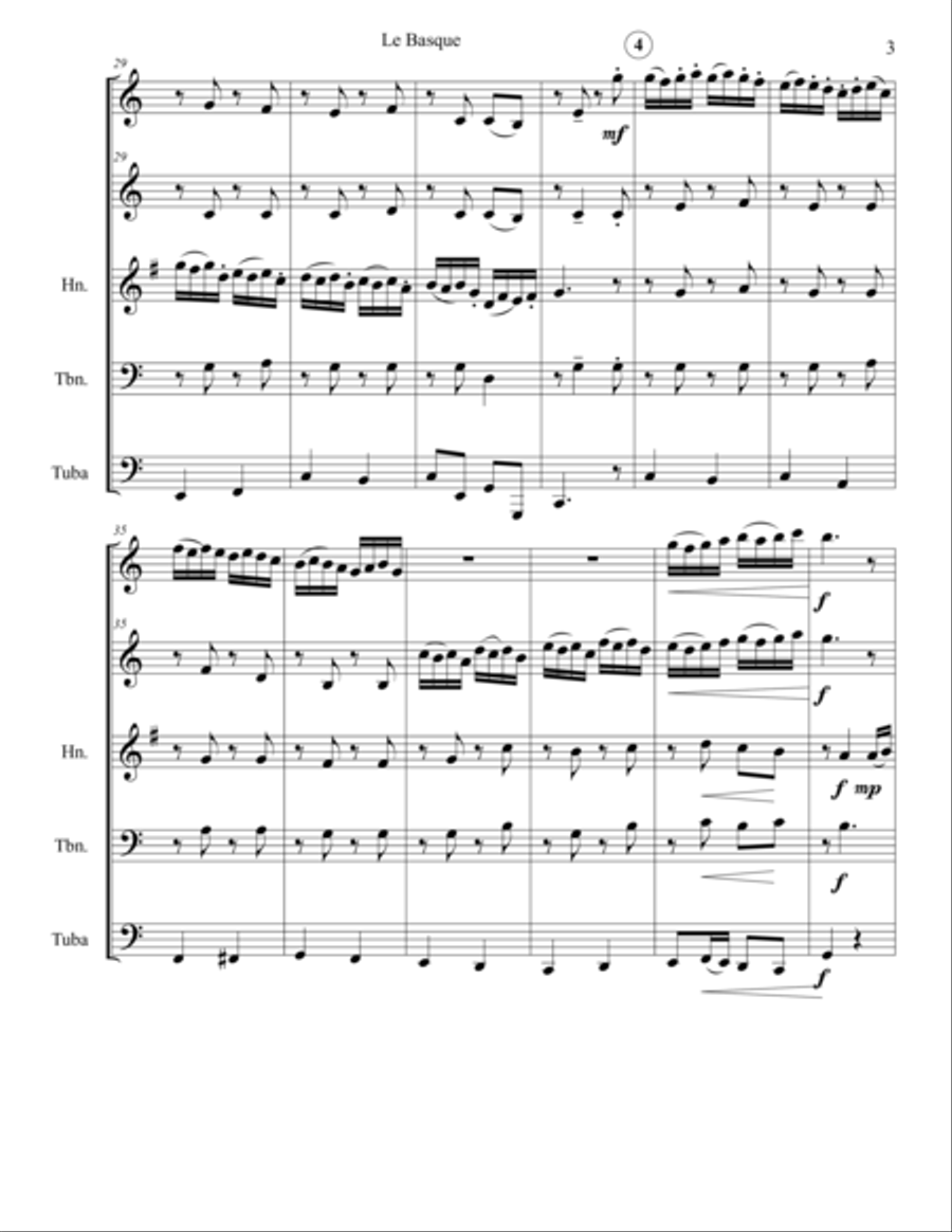 Le Basque Brass Ensemble scores gallery preview page 3