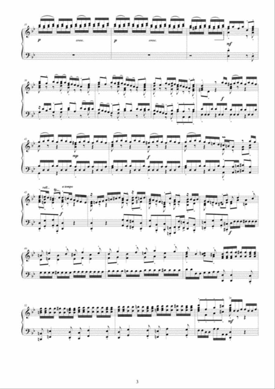 Vivaldi - Concerto Grosso in G minor RV 578 Op.3 No.2 - Piano solo Piano Solo scores gallery preview page 3