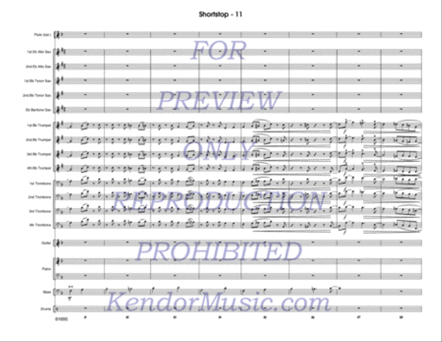 Shortstop Jazz Ensemble scores gallery preview page 12