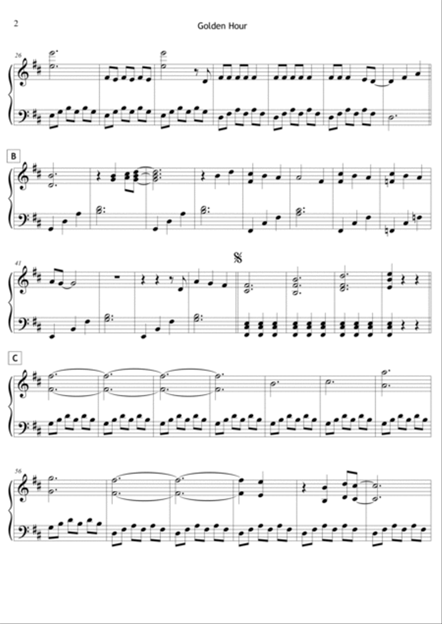 Golden Hour Piano Method scores gallery preview page 3