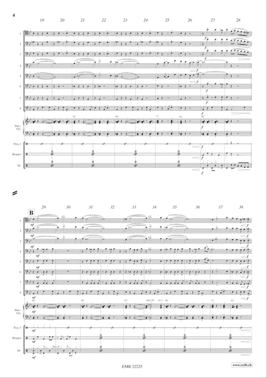 Bahia Blues Bassoon scores gallery preview page 4
