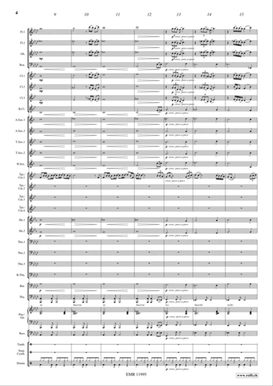 I Believe I Can Fly Concert Band scores gallery preview page 5