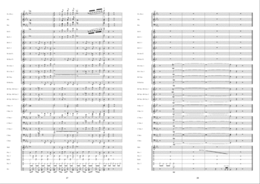 Olhos Verdes Concert Band scores gallery preview page 15