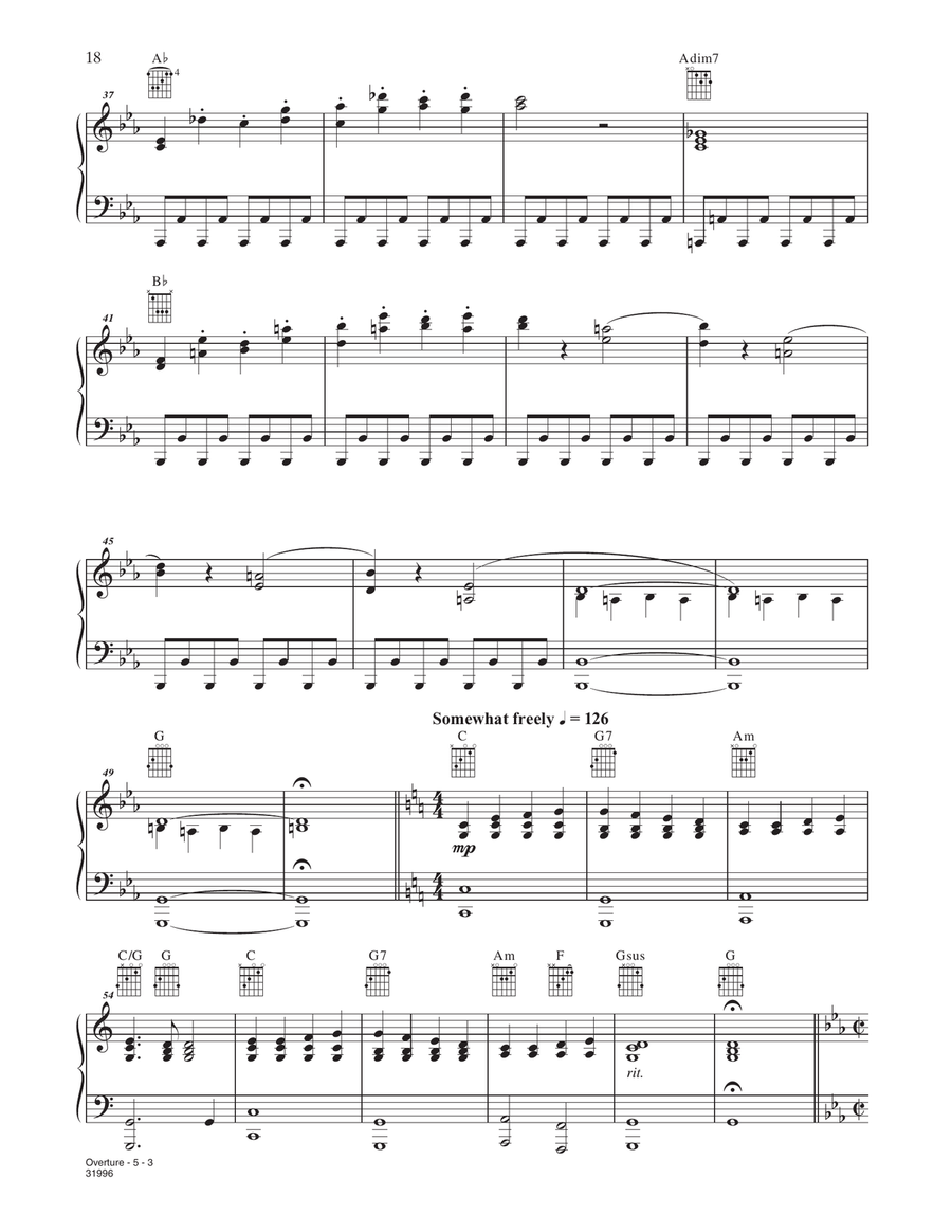 Overture Overture Piano Solo scores gallery preview page 3