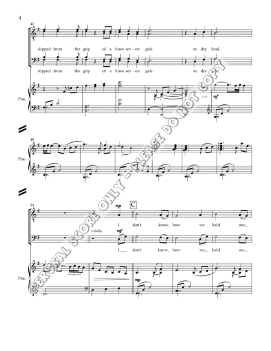 Dry Land 3-Part scores gallery preview page 4