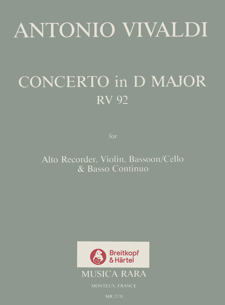 Concerto in D major RV 92