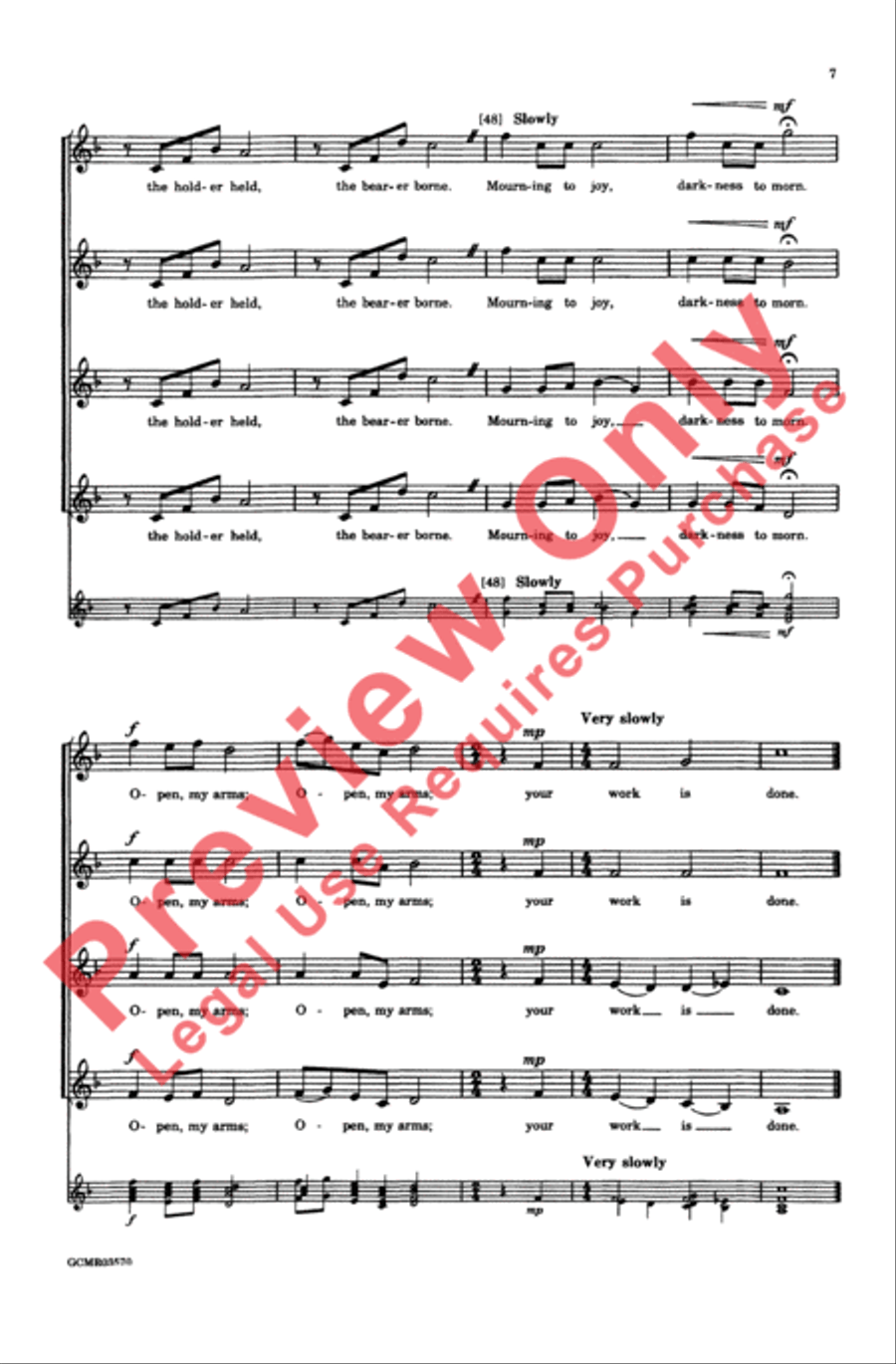 Mary Speaks Women's Choir scores gallery preview page 6