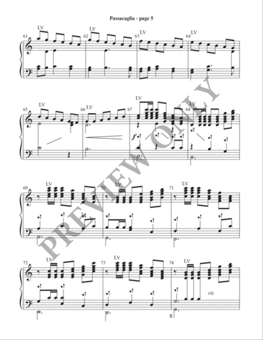 Passacaglia Handbell Choir scores gallery preview page 6