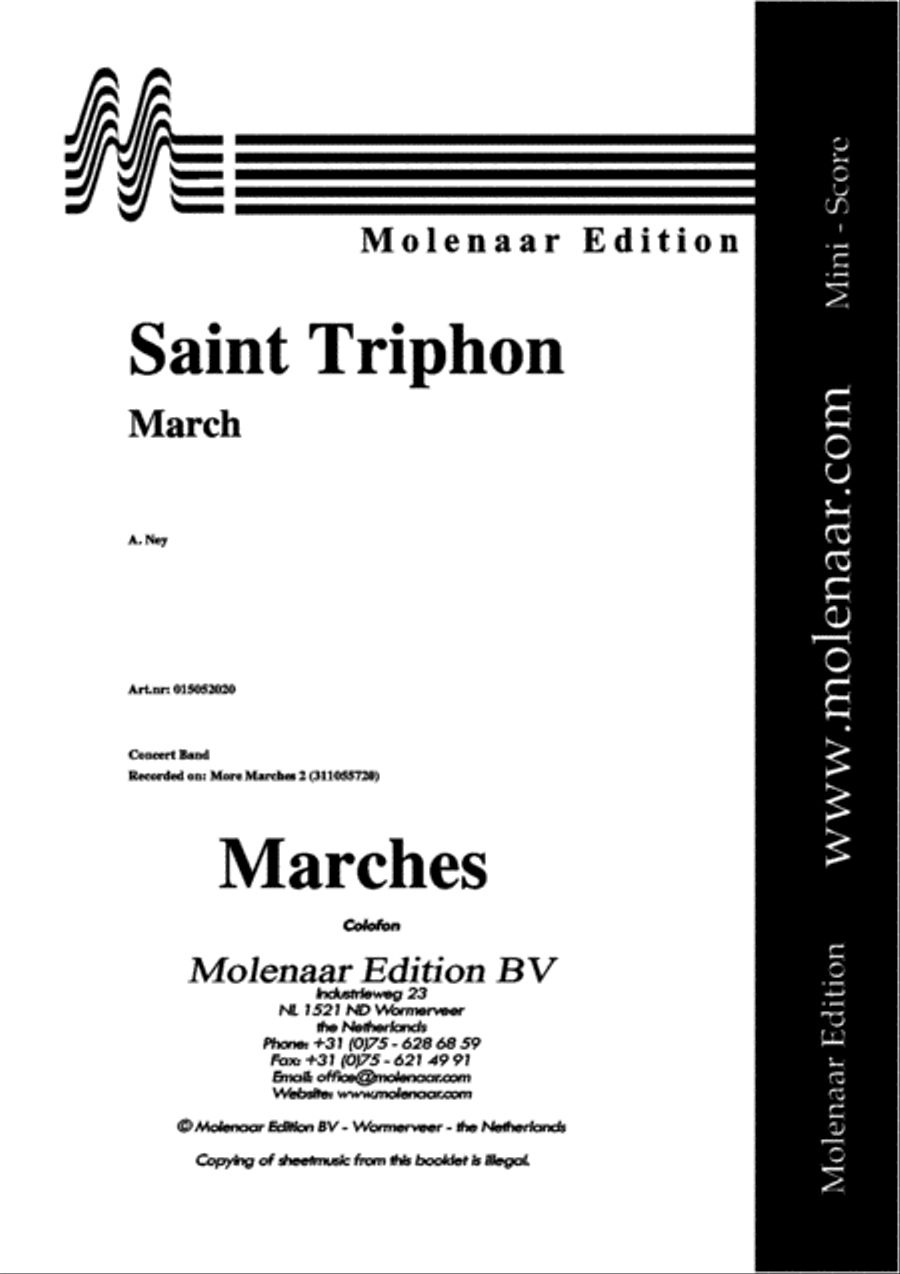 Saint Triphon Concert Band scores gallery preview page 2