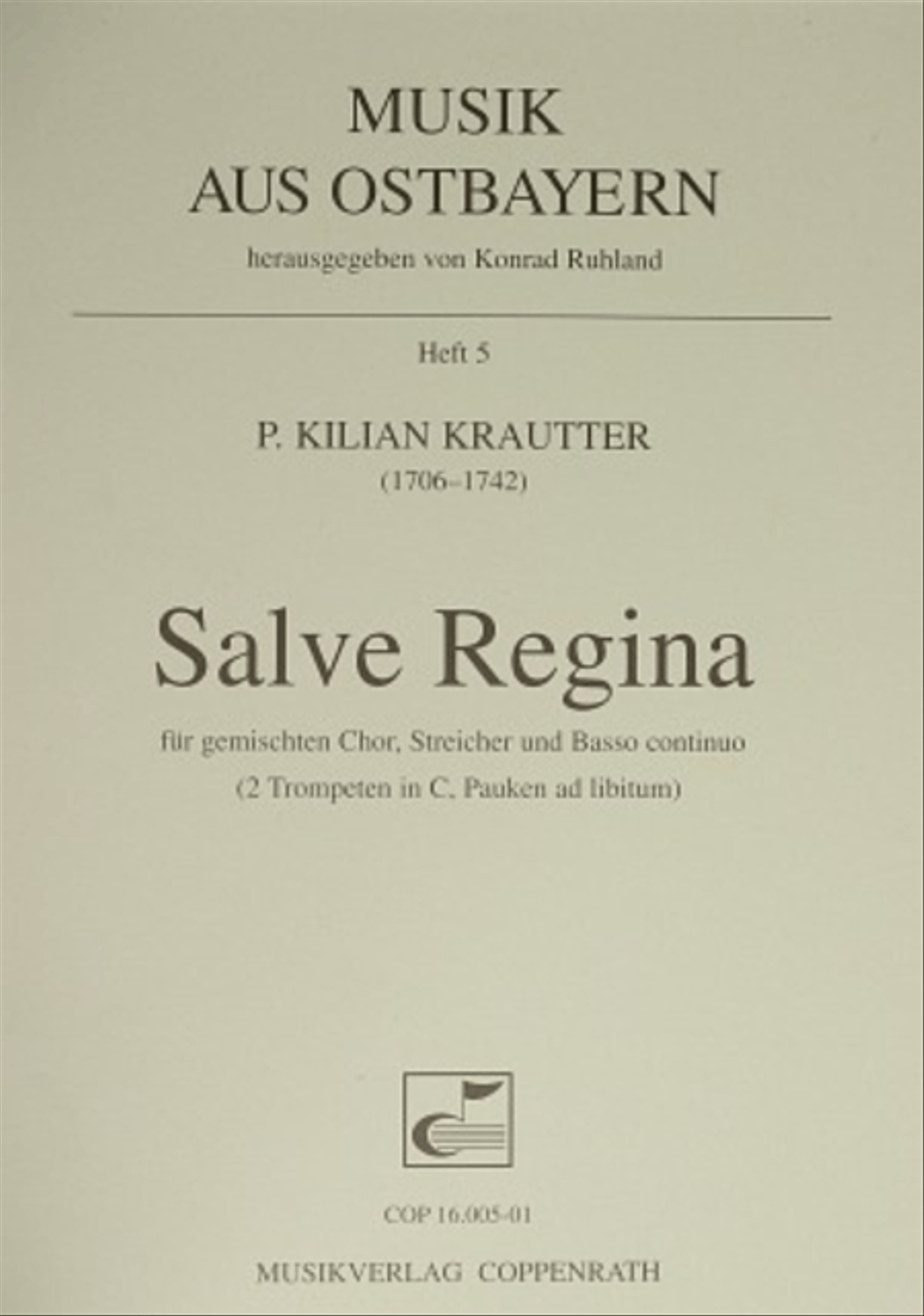 Salve Regina 4-Part scores gallery preview page 1
