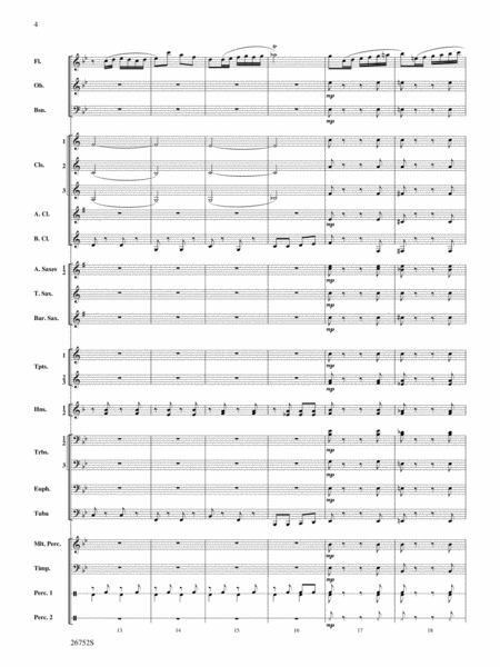 Flight of the Flutes (Showcasing the Flute Section): Score