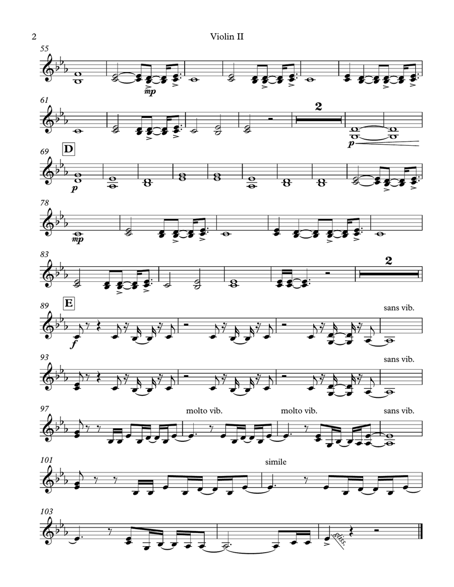 Eye Of The Tiger Eye Of The Tiger String Quartet scores gallery preview page 4