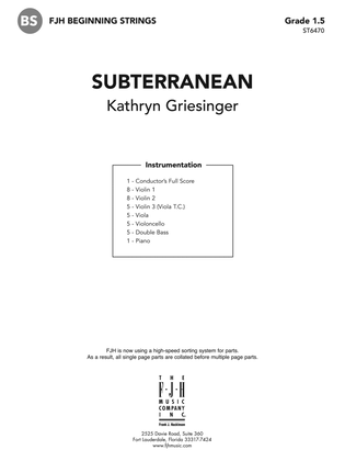 Subterranean: Score
