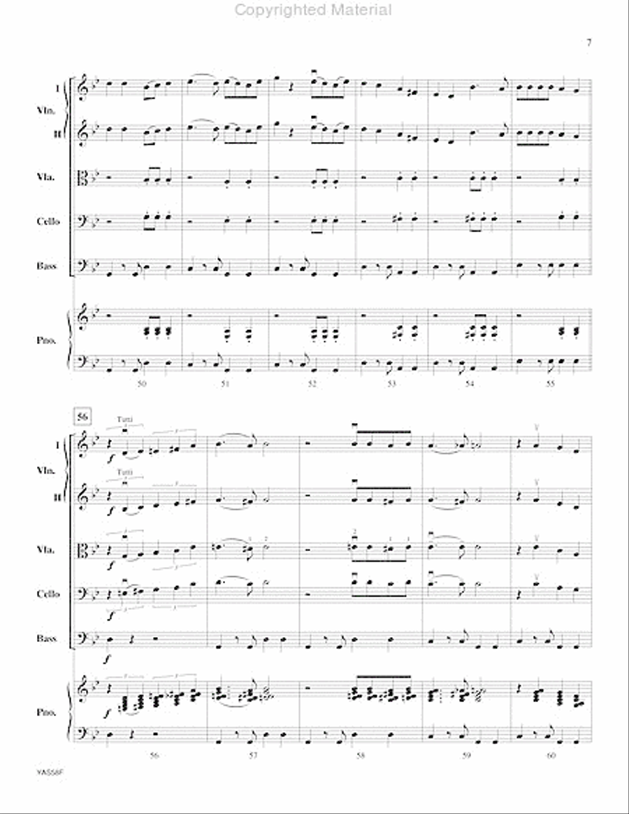 Tango Espressivo String Orchestra scores gallery preview page 8