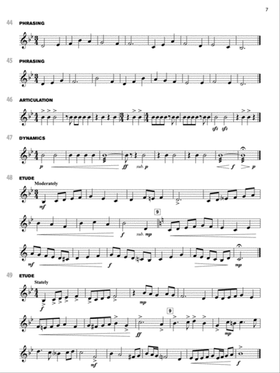 Sound Innovations for Concert Band -- Ensemble Development for Intermediate Concert Band Concert Band Methods scores gallery preview page 4