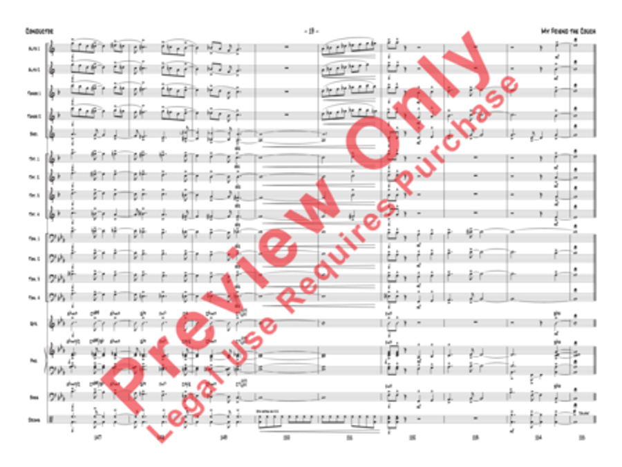 My Friend the Couch Jazz Ensemble scores gallery preview page 22