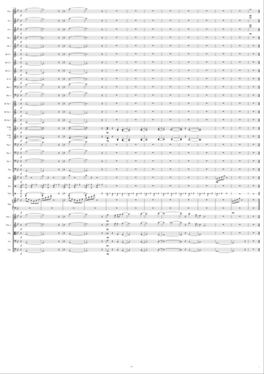 Poveglia Full Orchestra scores gallery preview page 5