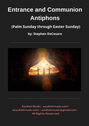 Book cover for Entrance and Communion Antiphons (Palm Sunday through Easter Sunday)
