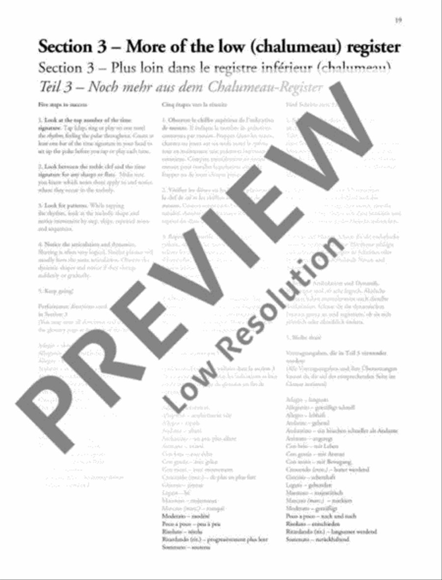Clarinet Sight-Reading 1 Clarinet Solo scores gallery preview page 20