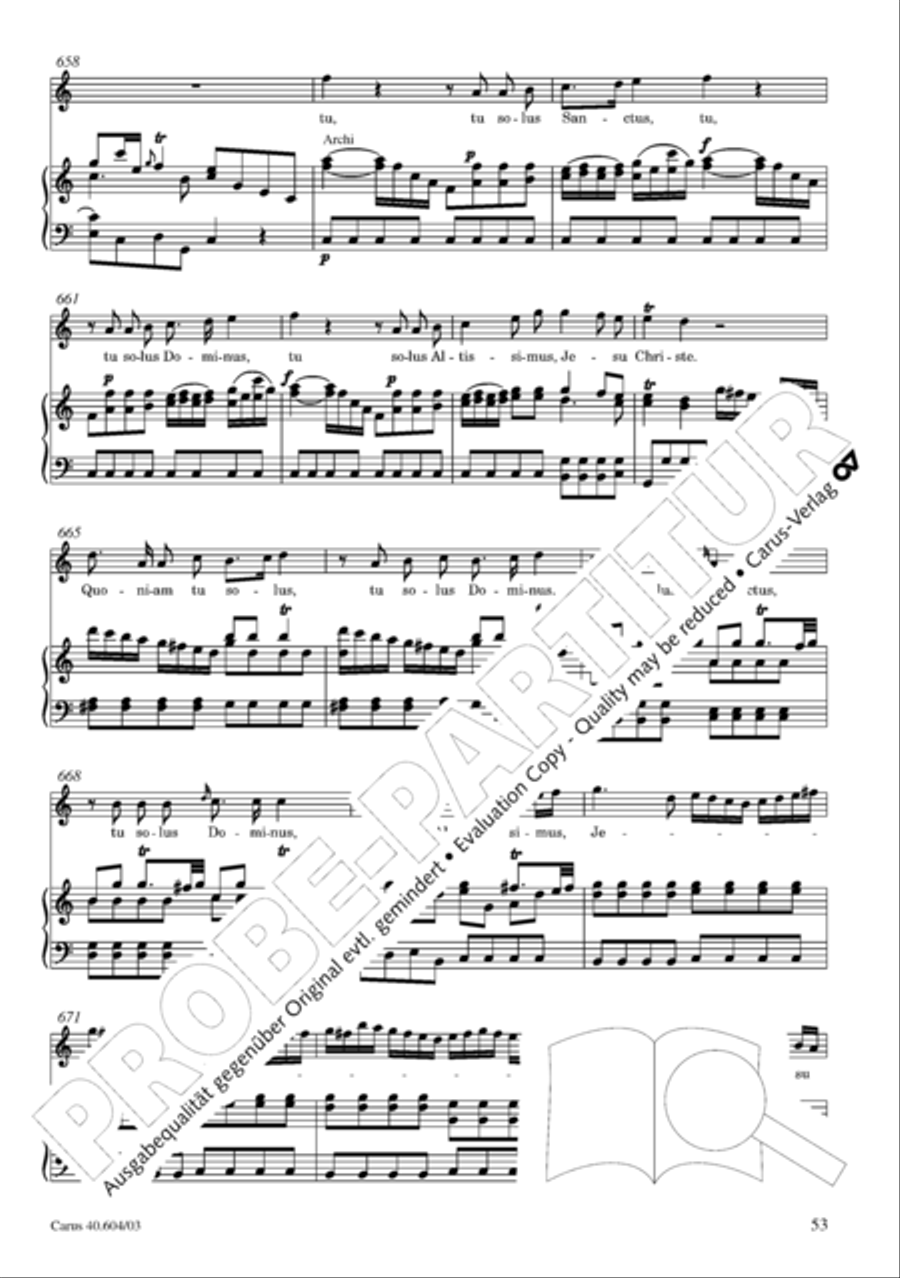 Grosse Mariazeller Messe in C 4-Part scores gallery preview page 62