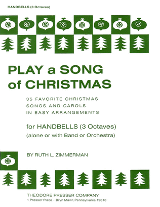 Book cover for Play a Song of Christmas, Handbells