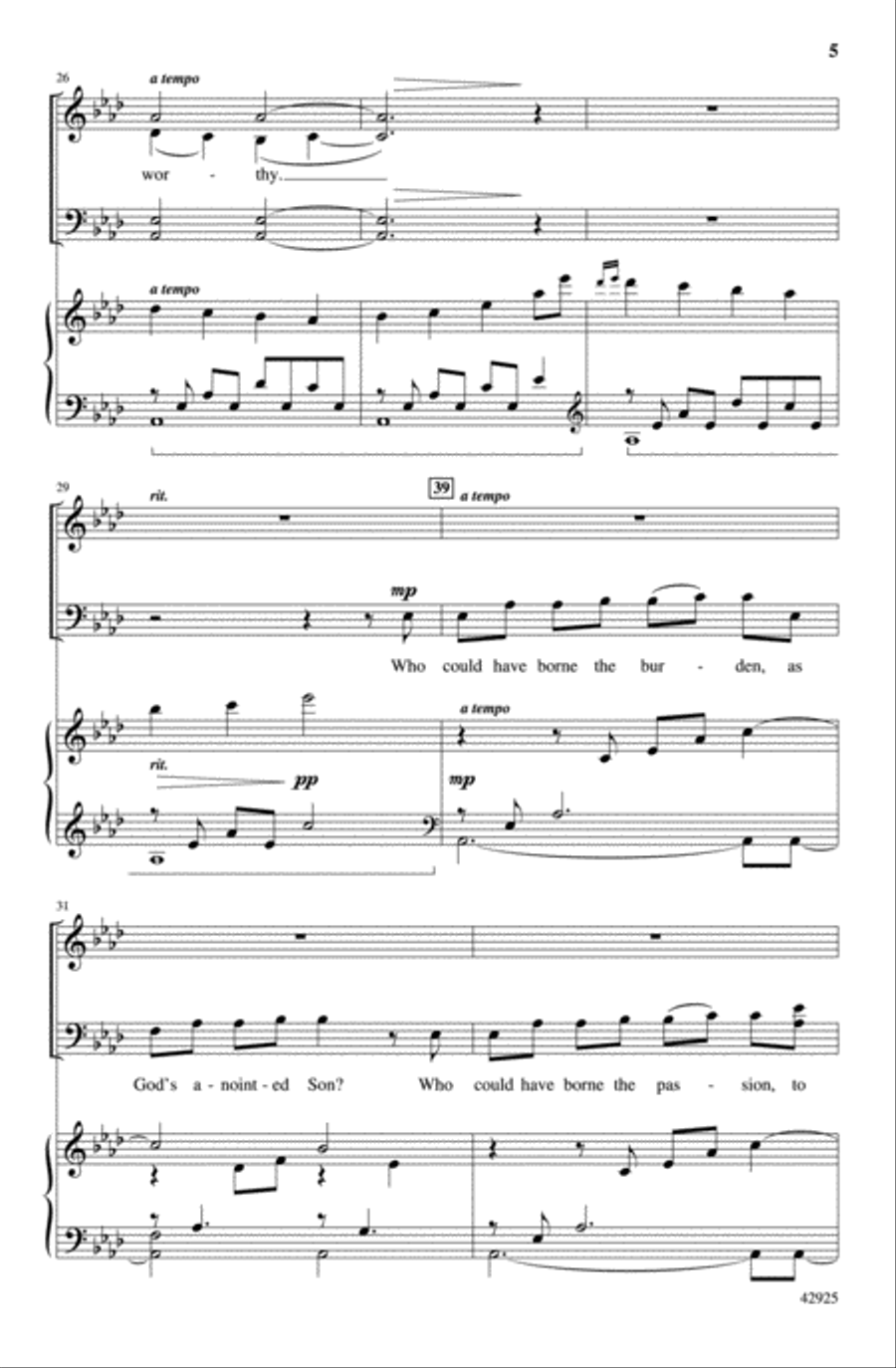 Praise to the Son Praise to the Son 4-Part scores gallery preview page 4