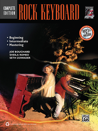 Book cover for Complete Rock Keyboard Method Complete Edition