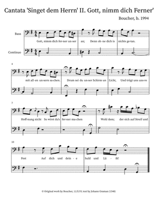 Cantata 'Singet dem Herrn ein Neus Lied' II. Recitative