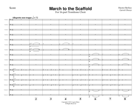 March to the Scaffold (Trombone Choir) image number null