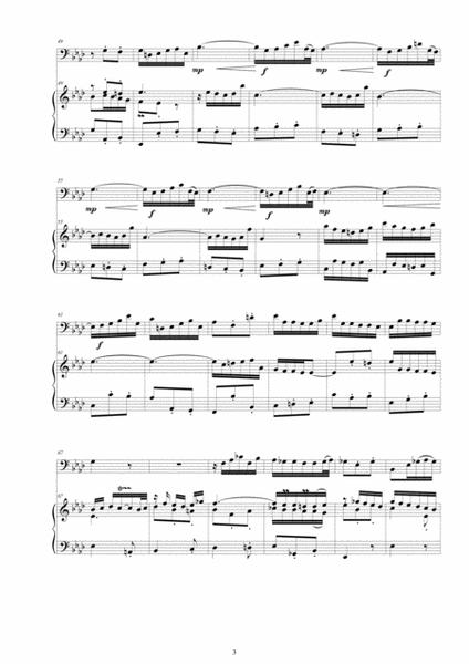 Bach - Aria (Seinem Schöpfer noch auf Erden) BWV 39 No.3 for Bassoon and Harpsichord image number null