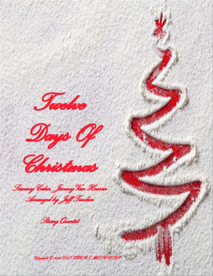 Twelve Days Of Christmas String Quartet scores gallery preview page 1