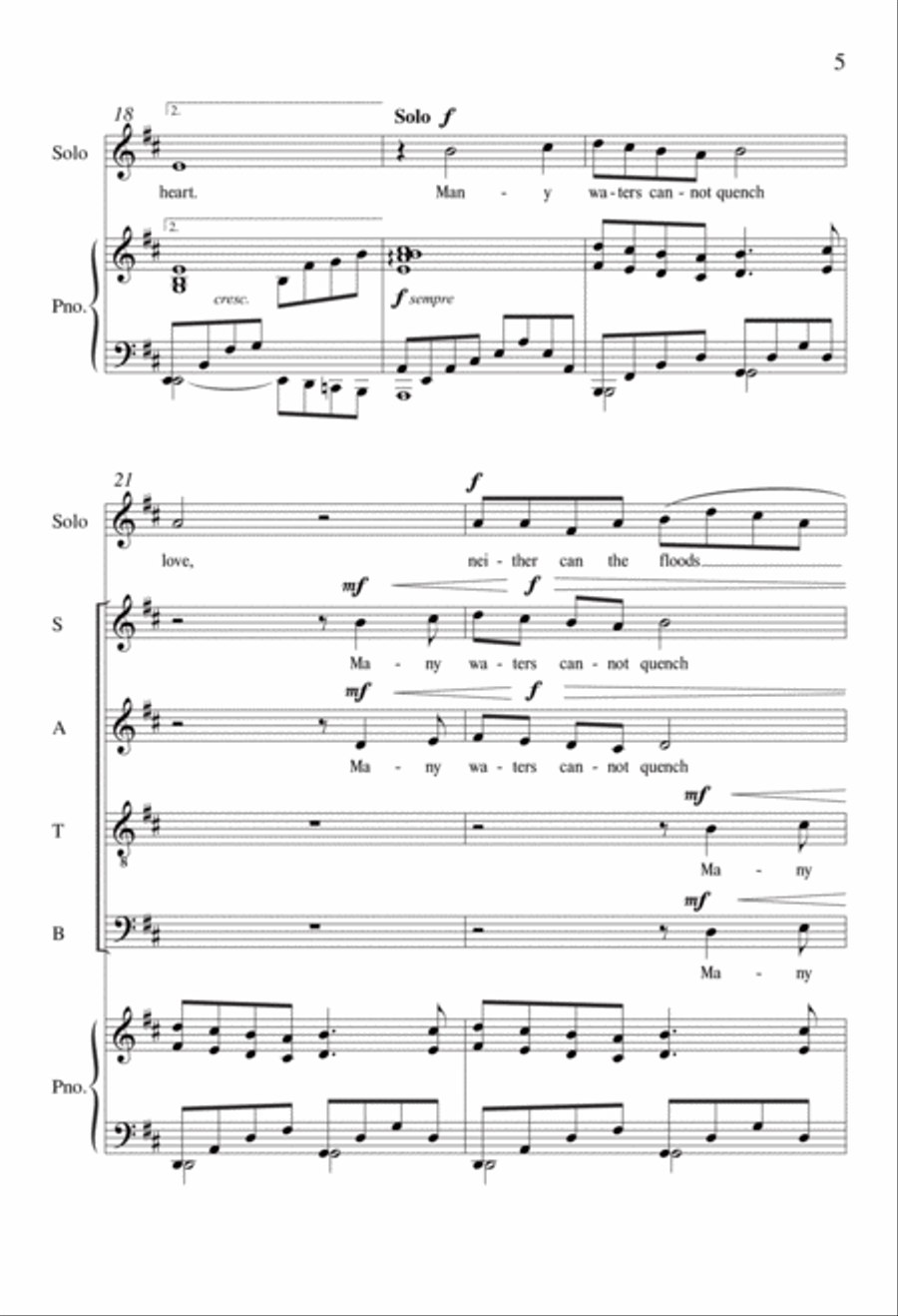 Set Me as a Seal 4-Part scores gallery preview page 4