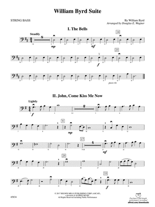 William Byrd Suite: String Bass