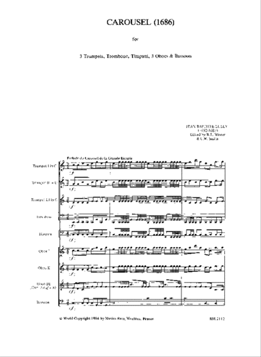 Carousel (1686) Carousel (1686) Chamber Music scores gallery preview page 2