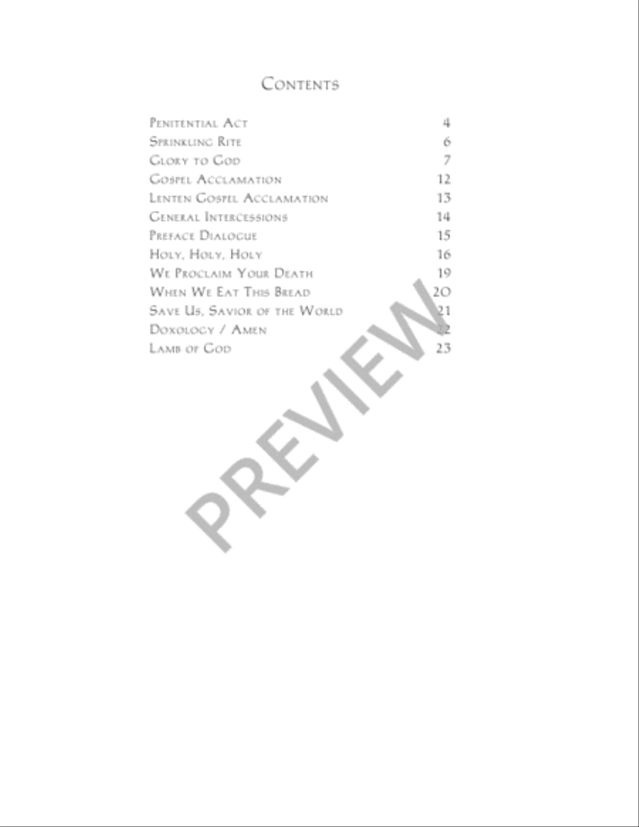 Mass of the Angels and Saints - Guitar edition Guitar scores gallery preview page 4