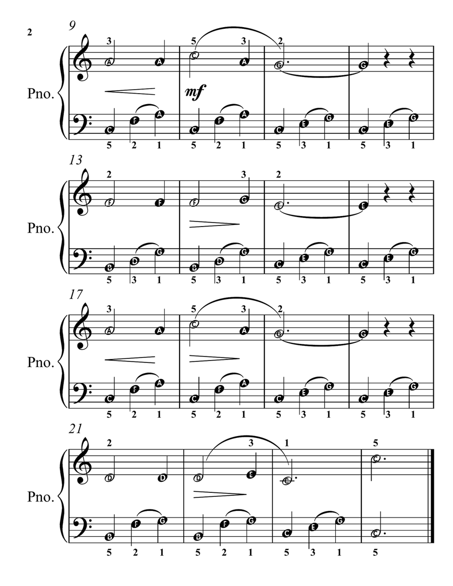 The Doll's Dream Opus 202 Number 4 Easy Piano Sheet Music Easy Piano scores gallery preview page 4